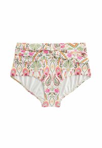 Next - Bikinibroekje - cream pink paisley Miniatuurafbeelding 1