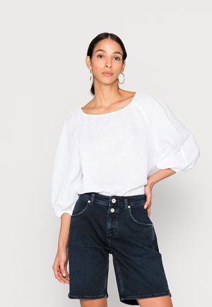 BLOUSE VOLUME SLEEVE CREW NECK - Camicetta - white