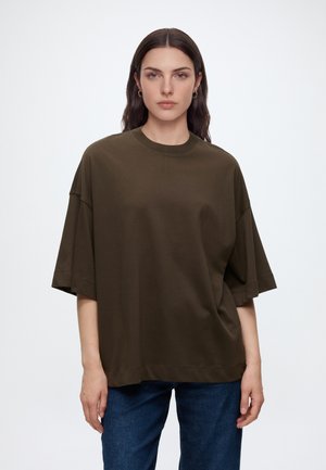 Selected SLFCOLWOMAN OVERSIZED TEE - Βασικό μπλουζάκι - delicioso