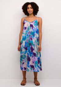 Kaffe KAABBY - Denní šaty - purple green blue print