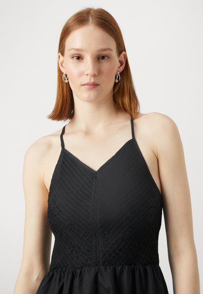 Faithfull the brand CAMERA MIDI DRESS - Denné šaty - black