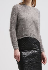 Topshop Strickpullover - dark grey
