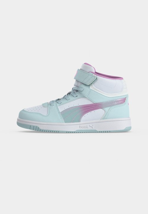 PUMA REBOUND SLAM MID FADED GLOW UNISEX - High-top trainers - aqua glow/mauve glow/white — photo 2