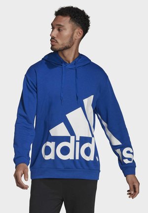adidas Performance Felpa con cappuccio - blue
