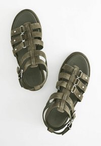 Next FOREVER COMFORT GLADIATOR STANDARD - Szandálok - khaki green