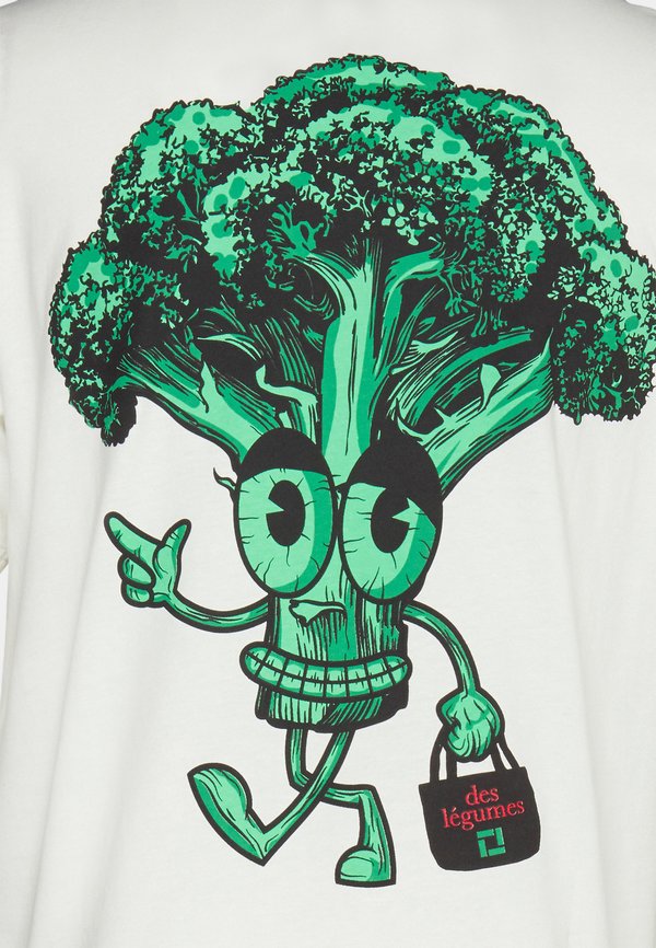 ONSLOGAN VEGGIE TEE UNISEX - Print T-shirt - cloud dancer3