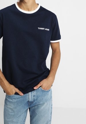 Tommy Jeans T-shirt print - dark blue