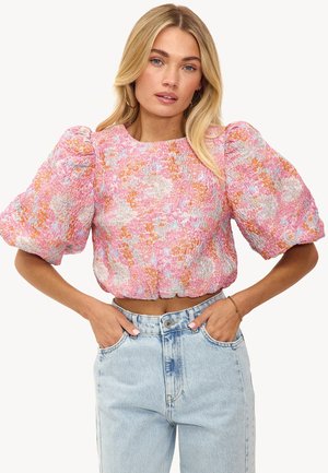 SHINING MOMENTS - Blouse - jacquard pink