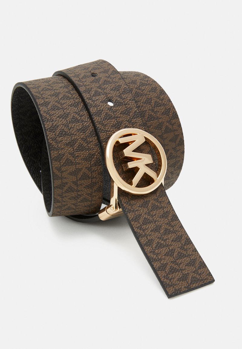 MICHAEL Michael Kors LOGO BELT - Belt - brown/black/gold  display picture 2