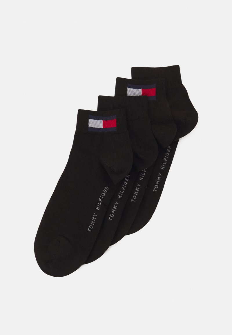 Tommy Hilfiger MEN QUARTER FLAG 4 PACK Socks black Zalando.de