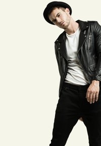 Serge Pariente ROCKY - Giacca di pelle - black