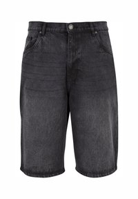 HEAVY - Denim shorts - black washed