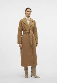 Vero Moda VMFORTUNEAYA LONG - Cappotto classico - tan