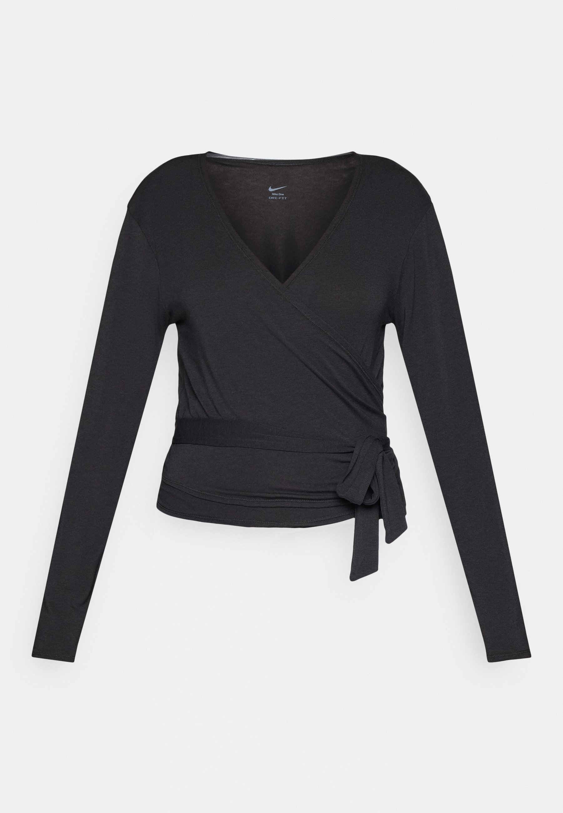 Nike Performance ONE RELAXED TOP - Top s dlouhým rukávem - black/dark smoke grey