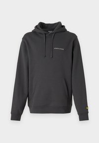 EMBROIDERED HOODIE - Sweatshirt - gunmetal