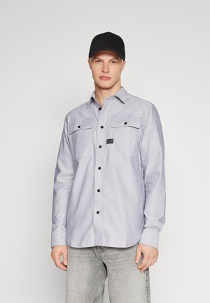 G-STAR REGULAR SHIRT - Skjorte - correct grey/white oxford