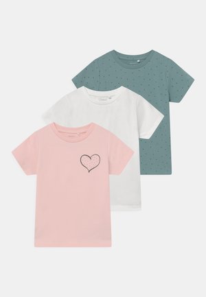 NBFLOTUS 3 PACK - T-shirt print - peachskin