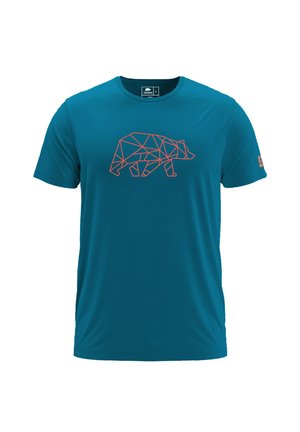FORSBERG, FORSBERG FINNSON T-SHIRT MIT BRUSTLOGO 728672 - T-Shirt print - blau orange