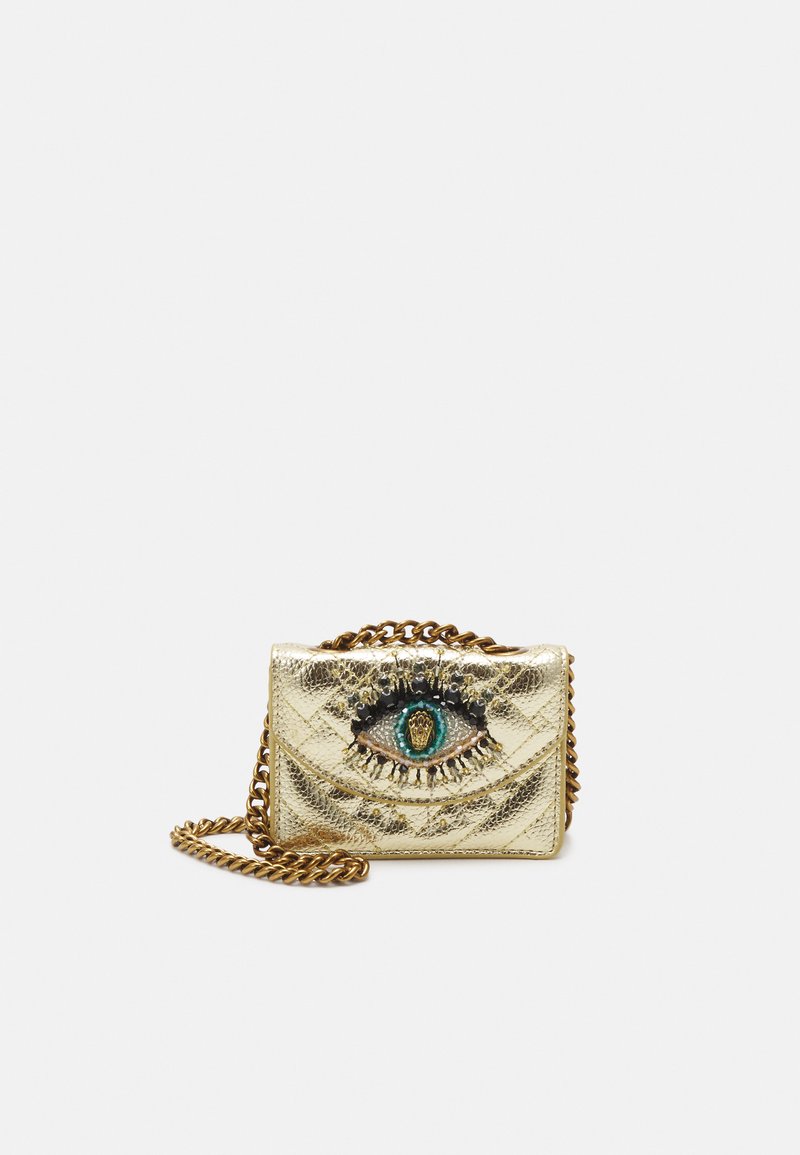 Kurt Geiger London MICRO KENSINGTON EYE Across body bag gold