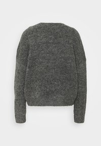 ONLY ONYZOEY CARDIGAN - Cardigan - dark grey melange
