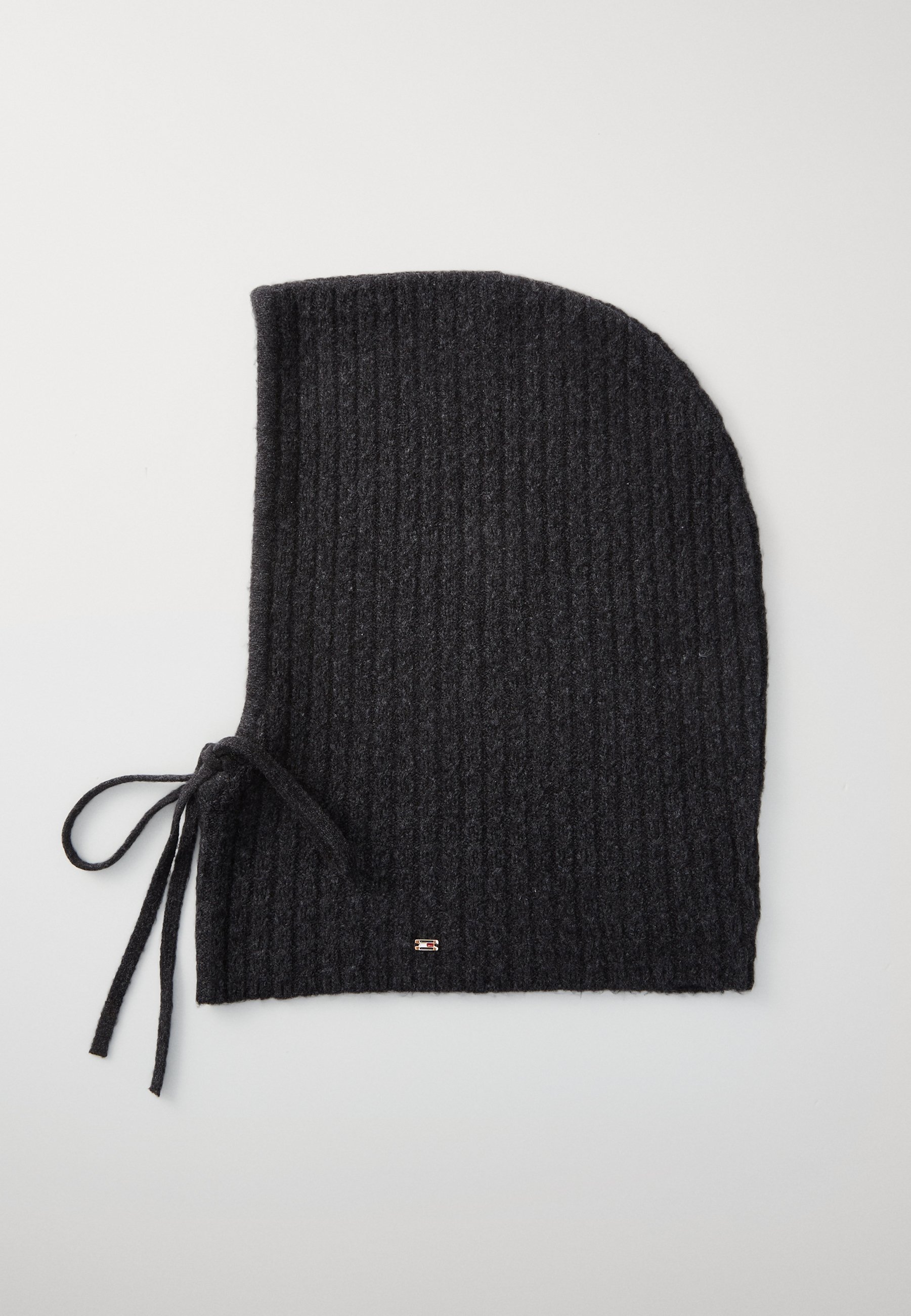 Tommy Hilfiger CABLE ENAMEL FLAG BALACLAVA Berretto black