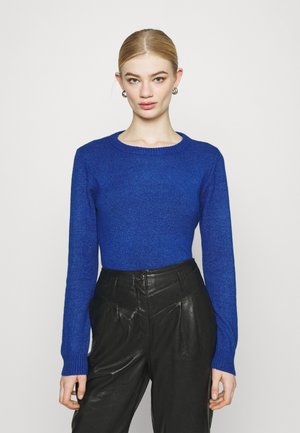 VIRIL O NECK - Jumper - mazarine blue melange
