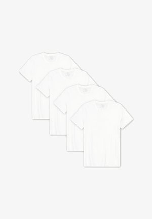 Danish Endurance, EASE 4-PACK - T-Shirt basic - white