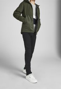 Jack & Jones Junior JJIGLENN JJORIGINALAM JR - Vaqueros slim fit - black denim