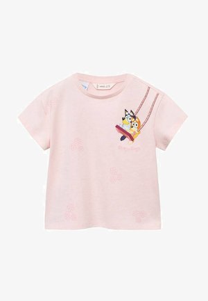 Mango Kids Triko s potiskem - pink