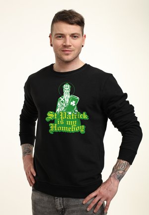 Henry Tiger, DUKE & SONS ST. PATRICK IS MY HOMEBOY - Sweater - jet black