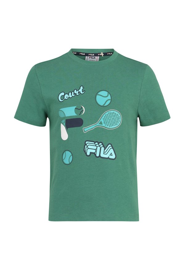 LOPAR GRAPHIC LOGO TEE - T-Shirt print - fir