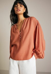 Next BUTTON FRONT  - Blouse - orange