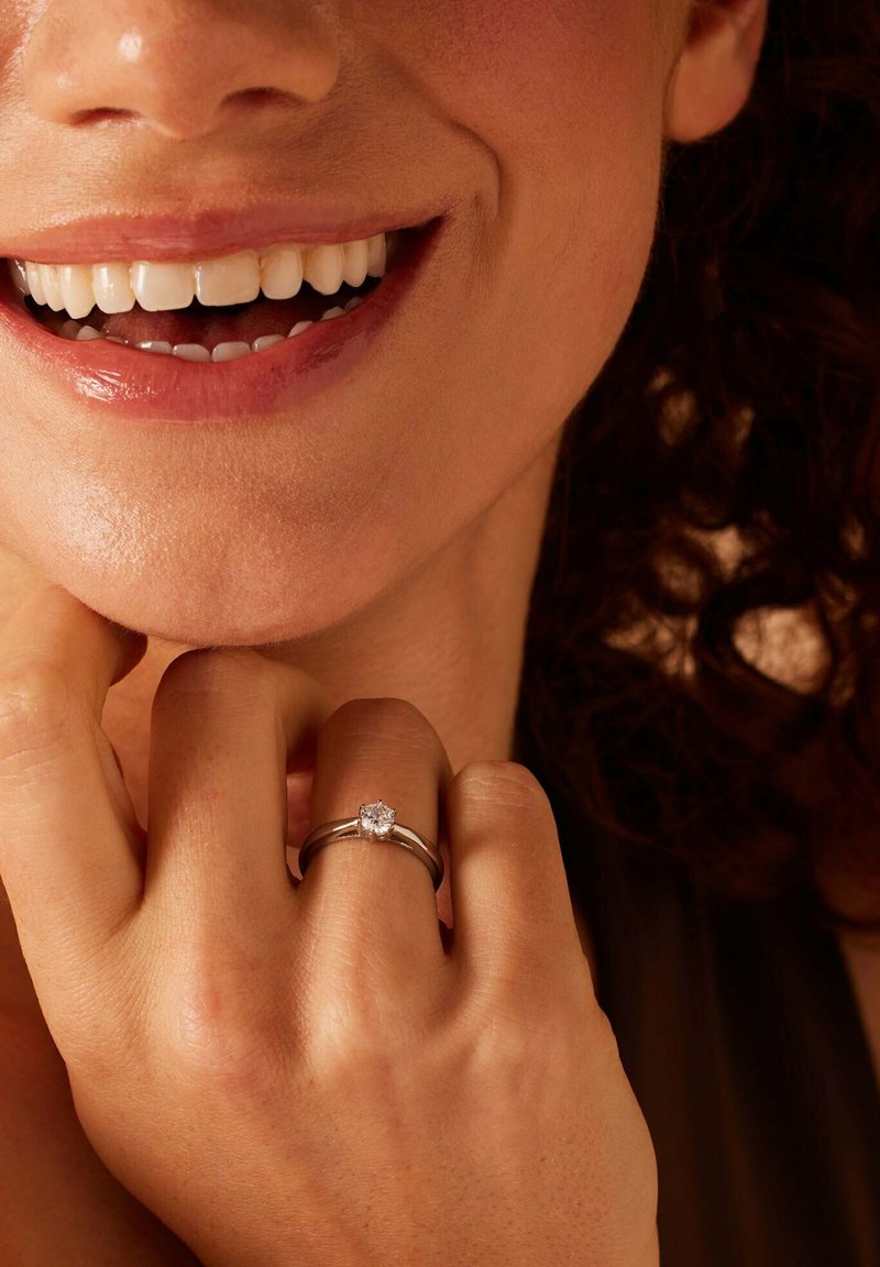 Lucardi Ring - silver-coloured