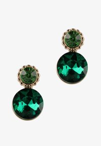 Unselected, gold tone and green