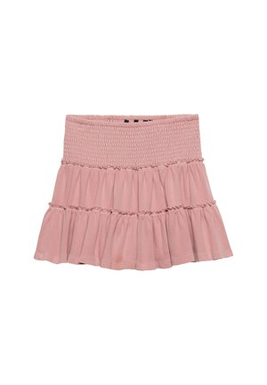 Superdry & Co, SUPERDRY TIERED JERSEY MINI SKIRT.. - Falda acampanada - vintage blush pink