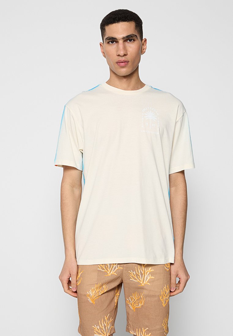 Scotch & Soda T-shirt print zandkleur