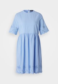 Pcalmina Embroidery Dress Hydrangea