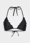 RUFFLE TRIANGLE - Gornji dio bikinija - black