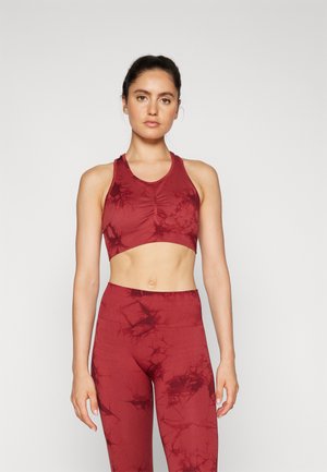 ONPDAISY-2-TIE SEAM BRA - Brassières de sport à maintien normal - sun dried tomato