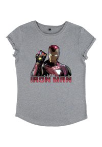 Henry Tiger AVENGERS: ENDGAME IRON MAN STONES - T-shirt con stampa - melange grey