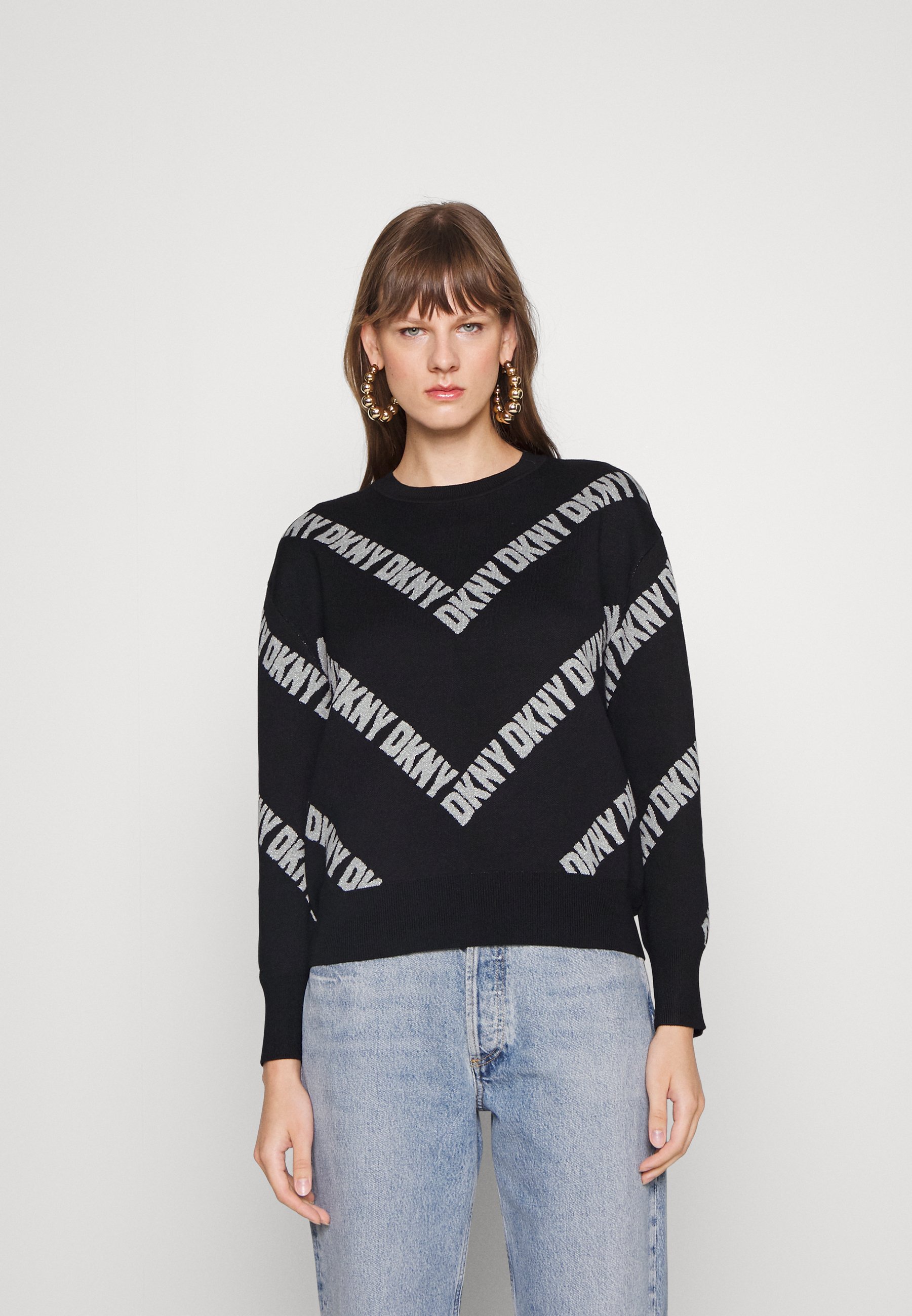 dkny logo sweater