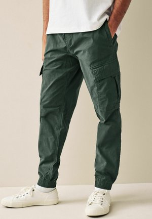 STRETCH UTILITY REGULAR TAPERED - Cargobyxor - dark petrol green