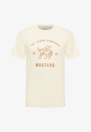Mustang, STYLE AUSTIN - Print T-shirt - weiß