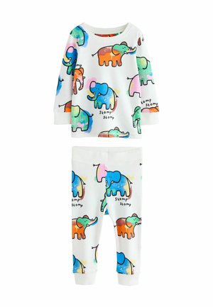 REGULAR FIT - SET - Pigiama - ecru blue pink elephant