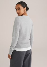 WE Fashion Kardiganas - light grey