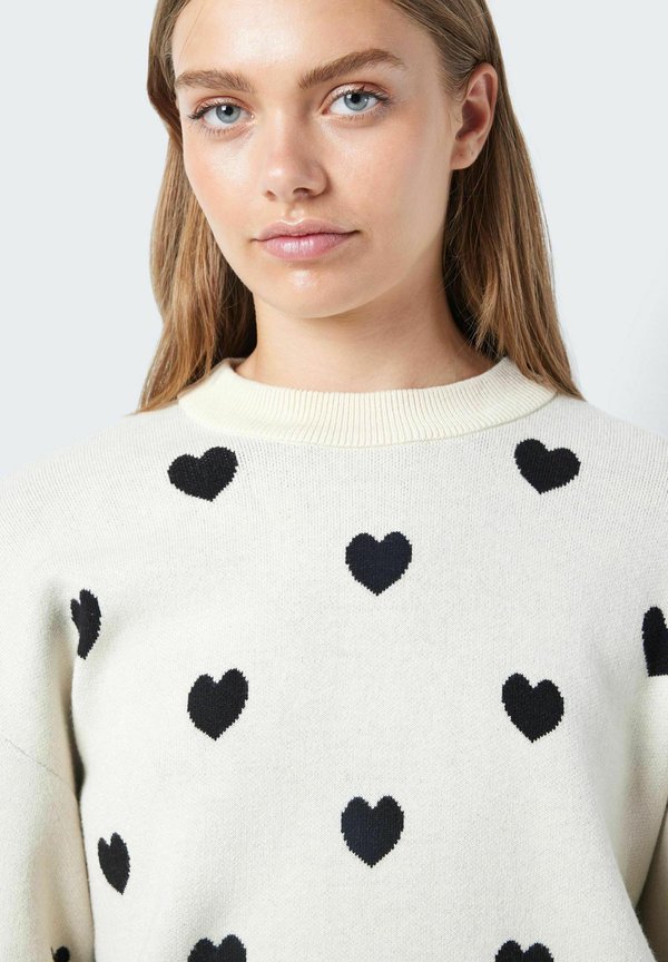 NMCHARLOTT O NECK - Jumper - oatmeal3