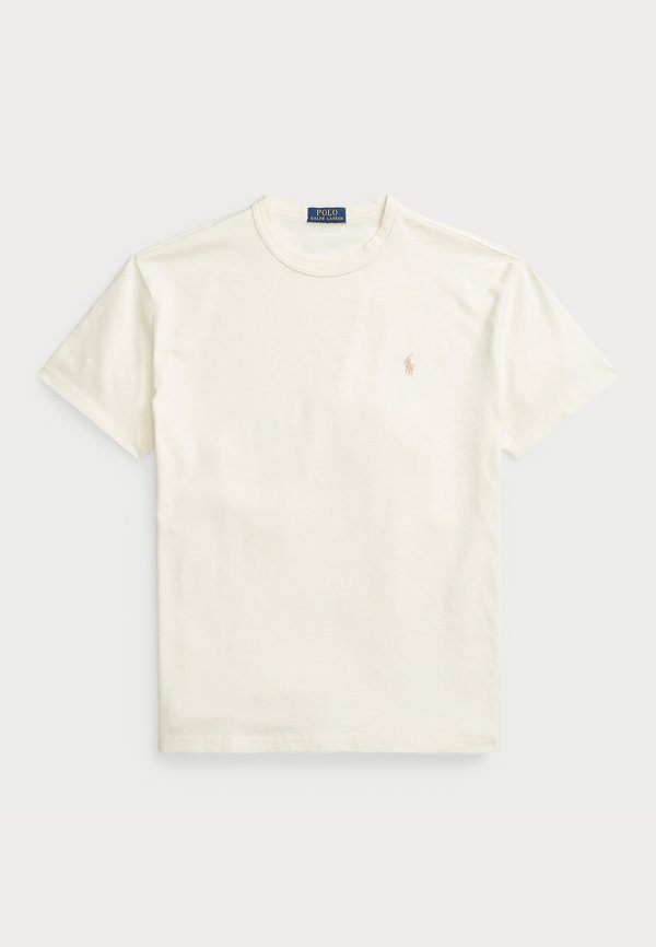 CLASSIC FIT JERSEY CREWNECK T-SHIRT - Basic T-shirt - clubhouse cream2