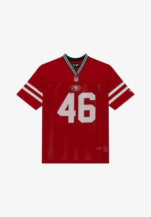 New Era, SAN FRANCISCO TEE - Triko s potiskem - red/white