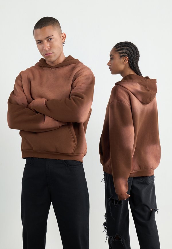 SUN FADED SHERPA LINED HOODIE UNISEX - Sweatshirt