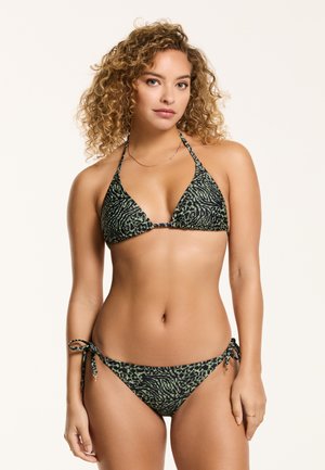 LIZ SET - Bikinier - forest green mixed animal